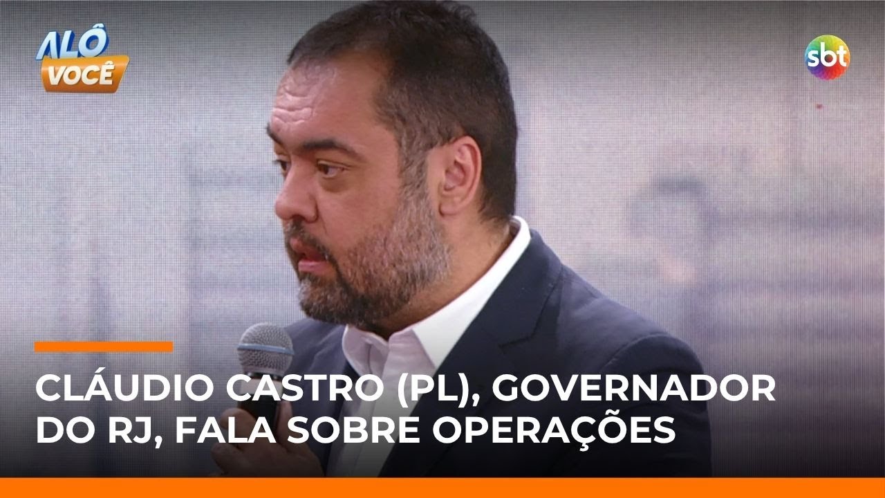 Bacci entrevista Cláudio Castro, governador do Rio: veja o #AloVoce