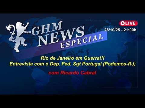 Dep. Fed. Sgt Portugal fala sobre Segurança e Política no Rio